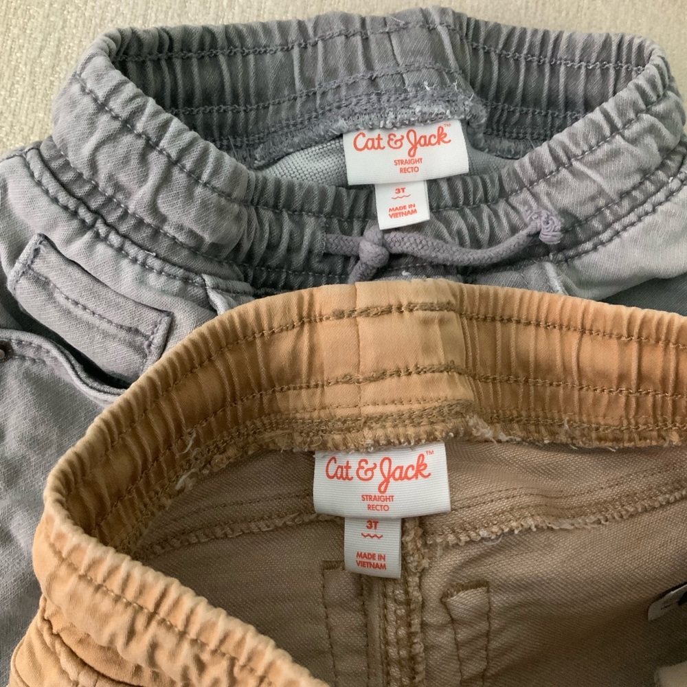 3T boy jeans & plaid shirts button down fall winter spring bundle - Picture 5 of 12